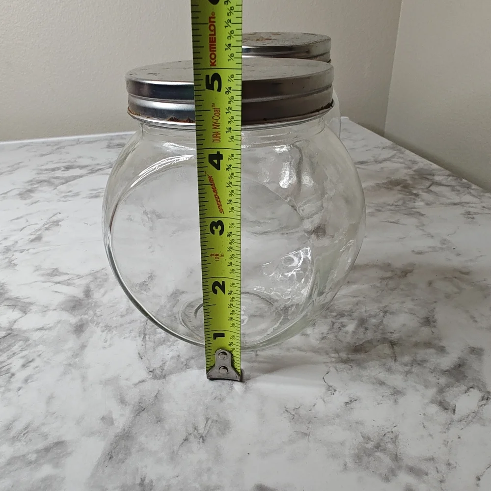 Glass Candy Storage Jars with Lid